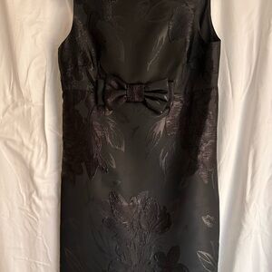 Sara Campbell Black Floral Midi Dress